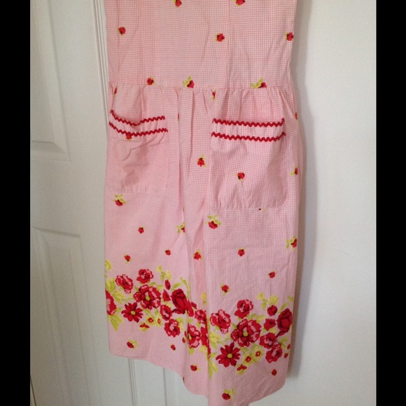 Betsey Johnson Pink Floral Midi Dress - Picture 3 of 8